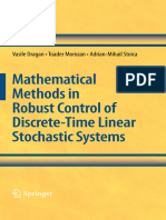 Mathematical Methods in Robust Control of Discrete-Time Linear Stochastic Systems by Vasile Dragan, Toader Morozan, Adrian-Mihail Stoica (Auth.)