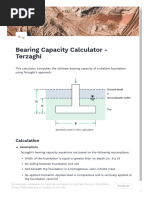 Bearing Capacity Calculator - Terzaghi - CalcTree