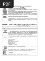 Semi-Detailed Lesson Plan in Mathematics For Grade 1