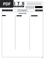 AITS - 0 - Answer Key