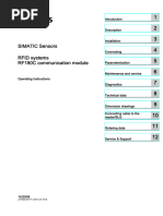 RF180C Communication Module Operating Instructions