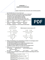 WORKSHEET - 3 Functional Group