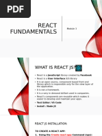 React Fundamentals