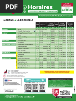 SPECIAL Hiver-Fiche Horaire Cars régionaux-Marans-La Rochelle