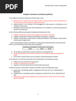 Islamic Finance Musharaka Practice Answers