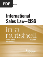 International Sales Law - CISG - in A Nutshell, 3d