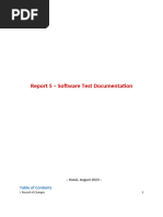 Report5 Test-Documentation