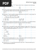 JEE Main 2024 (30 Jan Shift 2) Previous Year Paper With Answer Keys - MathonGo