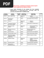 Diploma Course Waiver Information