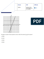 SAT QB - Algebra Easy 2