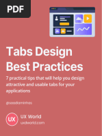 Tabs Design