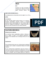 Ficha Informativa de Las Culturas Del Peru