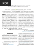 No Good Vaccination Quality Without Good Control: The Positive Impact of A Hatchery Vaccination Service Program