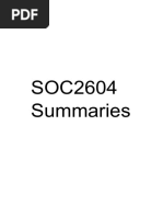 SOC2604 Summaries