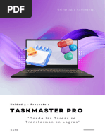 Unidad 3 - Proyecto 1 - TaskMaster Pro