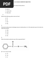 2021 Wassce Chemistry Objectives