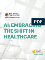 AI Embracing The Shift in Healthcare