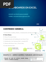 Dashboards en Excel - Sesión 3