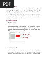 Range in Excel