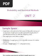 DA Unit-2 Probability and Statistical Methods