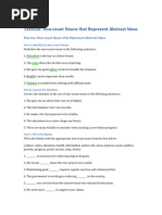 Non Count Nouns Exercise