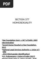 Unit 3b Unnatural Offences, Sec 377 Homosexuality Crimes II