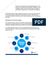 Stages of Research Process