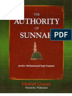 The Authorty of Sunnah by Shaykh Mufti Taqi Usmani