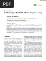 Computational Intelligence and Neuroscience - 2022 - Chen - An Effective Approach of Vehicle Detection Using Deep Learning