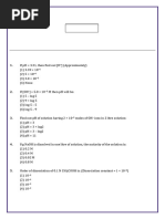 Ionic Equilibrium PYQ NEET