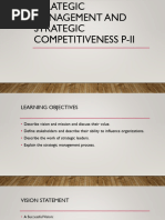 Mod2 Strategic Management and Strategic Competitiveness P II