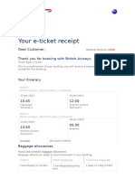 British Airways Booking