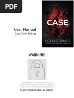 8dio CASE Solo Strings Manual