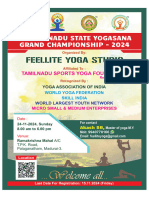 Yoga Competition Invitation