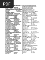 1.5 Musculoskeletal System MCQ