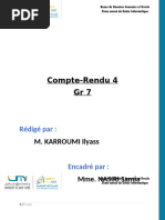 Compte Rendu BDA 4