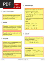 Geometrie Dans L Espace Vecteurs Et Produit Scalaire Fiche Resume