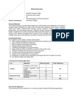 ACS101 Module Descriptor - May 2024