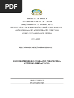 Encerramento de Conta Nas Perspectivas Da Contabilidade Fiscal