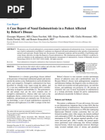 A Case Report of Nasal Endometriosis in A Patient Affected by Behcet's Disease