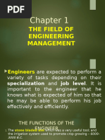 Eng MGT Chap 1 2 3