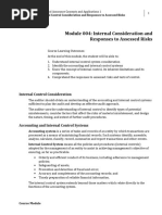 W4 Lesson 4 Internal Consideration and Responses To Assessed Risks