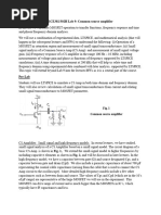 EE302 Lab 9 - Common Source Amplifier - v2-1