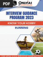 IGP 2023 Hobbies - Running