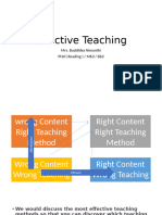 Effective Teaching