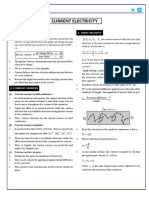 CBSE Class 12 Physics Revision Notes Chapter 3 Current Electricity