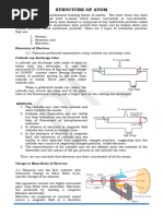 I Puc - Chemistry - Chapter 2 - Structure of Atom - FM - PR