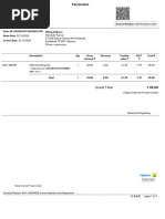 Samsung Galaxy A14 Invoice