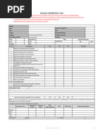 Concrete Works Checklist