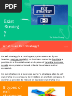 Exit Strategies